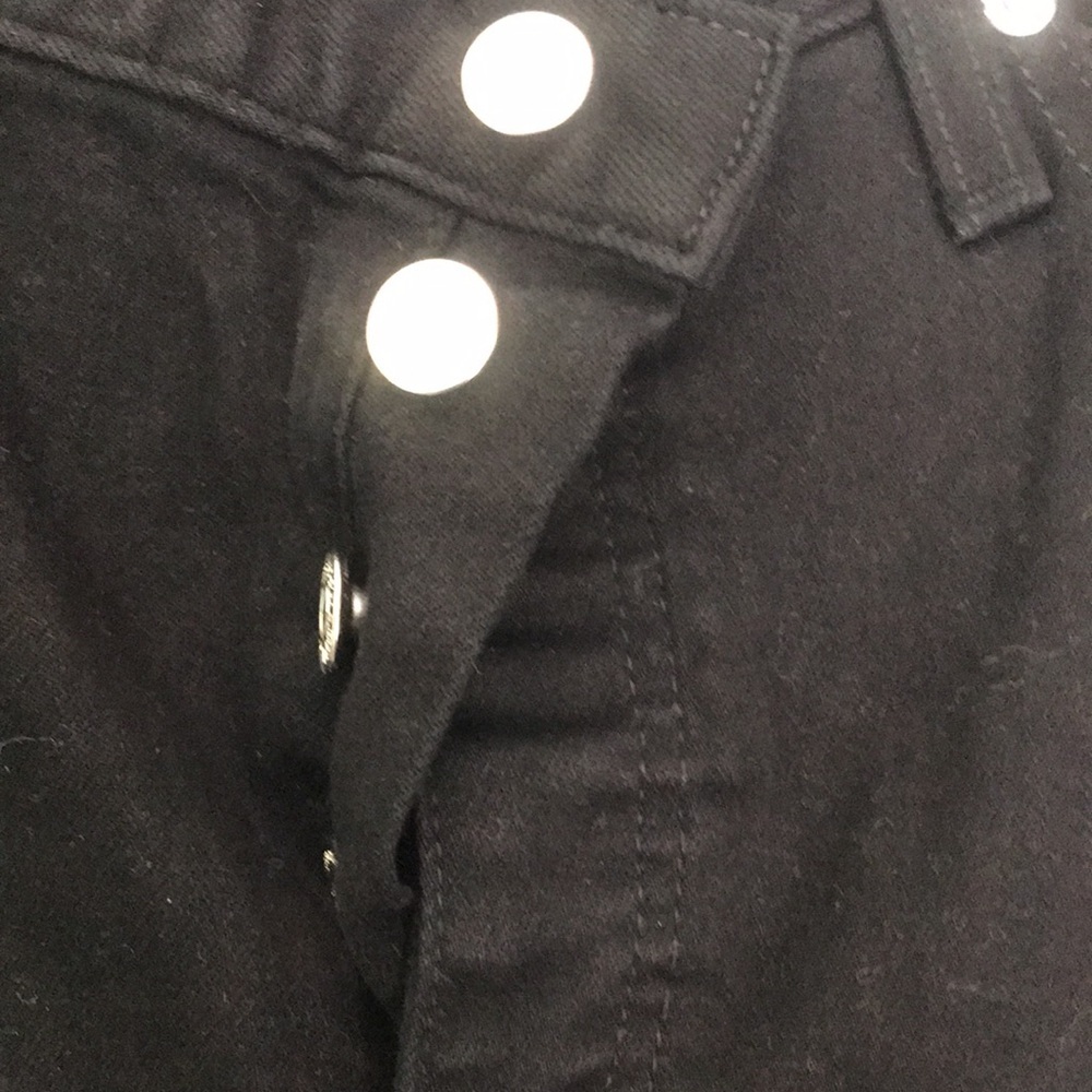 Keiser Clark Racer Skinny Glitter Black Jeans - Picture 4 of 5